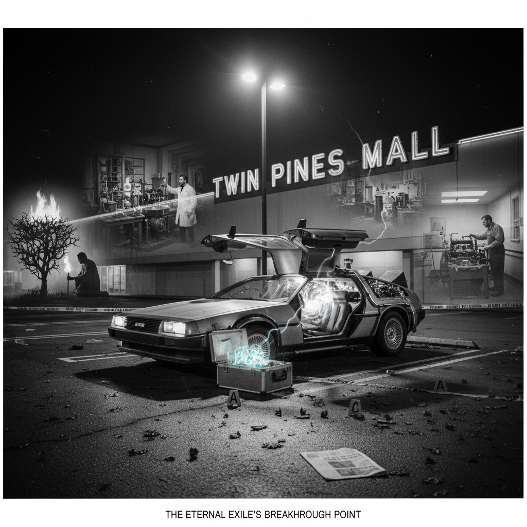 Twin Pines Mall parking lot as the eternal site of exile transformation and breakthrough