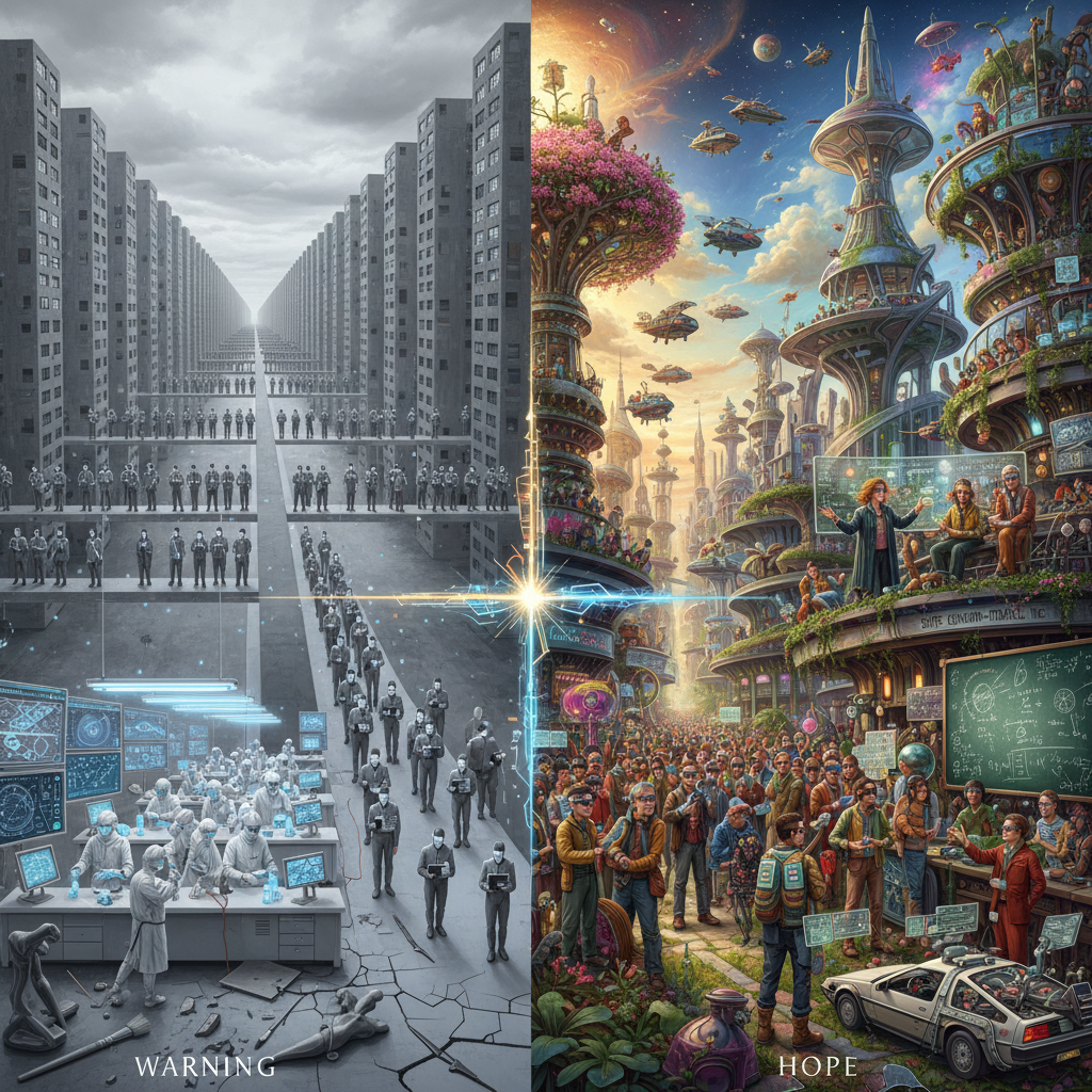 Two possible futures: sterile committee-approved stagnation versus vibrant exile-welcoming innovation